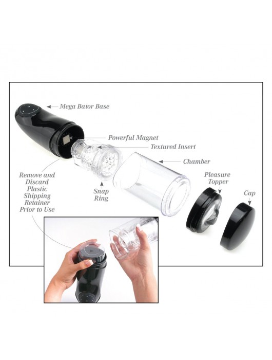 Перезаряжаемый мастурбатор-вагина с держателем для мобильных устройств Extreme Toyz Me - Pipedream - в Вологде купить с доставкой