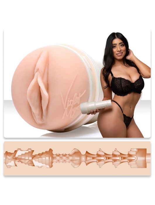 Мастурбатор-вагина Fleshlight Girls - Violet Myers Waifu - Fleshlight - в Вологде купить с доставкой