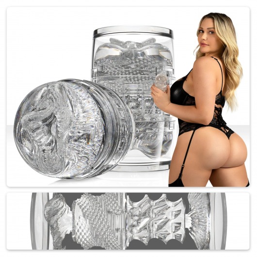 Прозрачный двусторонний мастурбатор Fleshlight Quickshot Mia Malkova - Fleshlight - в Вологде купить с доставкой