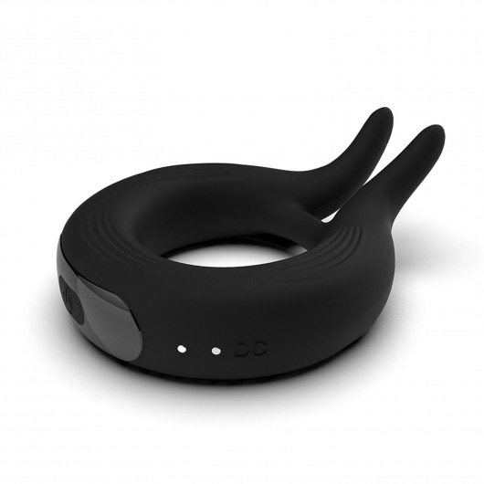 Черное эрекционное кольцо Marry Me Rechargeable Vibrating Cockring - Adrien Lastic - в Вологде купить с доставкой