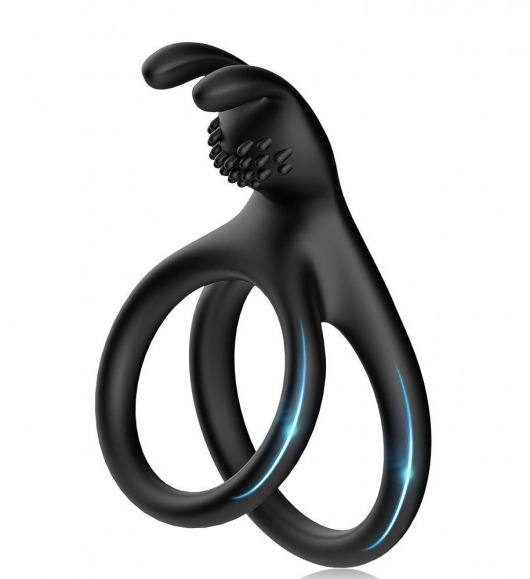 Черное эрекционное кольцо с подхватом мошонки - Boys of Toys - в Вологде купить с доставкой