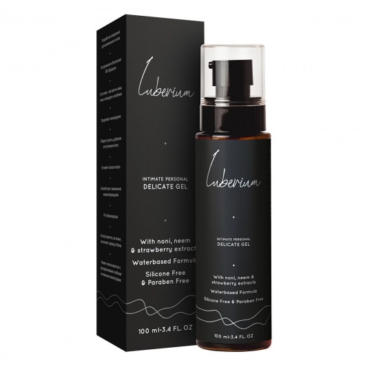 Интимный гель с экстрактами нони, нима и клубники Luberium Delicate Waterbased - 100 мл. - Luberium - купить с доставкой в Вологде