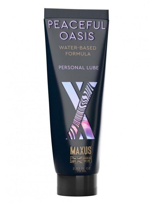 Интимный гель на водной основе MAXUS Peaceful Oasis - 75 мл. - Maxus - купить с доставкой в Вологде