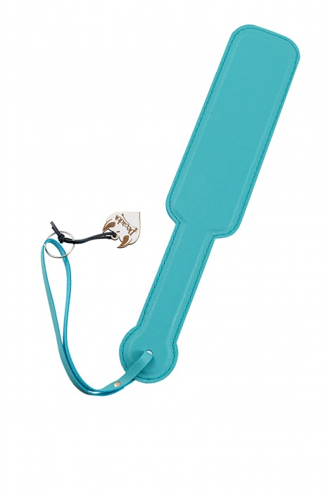 Голубой кожаный пэддл - 37 см. - Pecado - купить с доставкой в Вологде