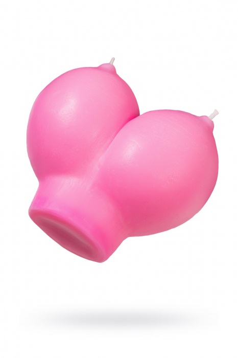 Розовая свеча «Сиськи» - 150 гр. - Pecado - купить с доставкой в Вологде