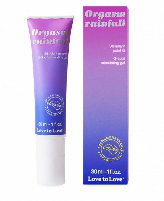 Гель для стимуляции G-точки зоны Orgasm Rainfall - 30 мл. - Love to Love - купить с доставкой в Вологде