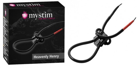 Эрекционное лассо для электростимуляции HEAVENLY HENRY - MyStim - купить с доставкой в Вологде