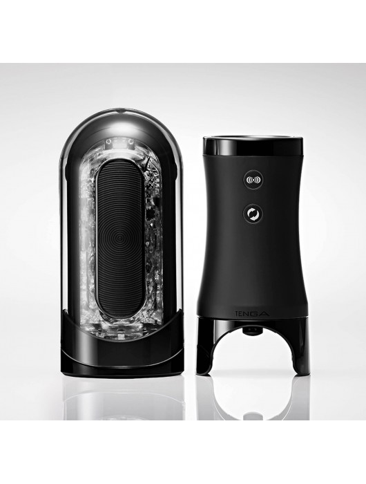 Набор Tenga Flip Zero Electronic Vibrotation: мастурбатор с вибрацией и устройство вращения - Tenga - в Вологде купить с доставкой