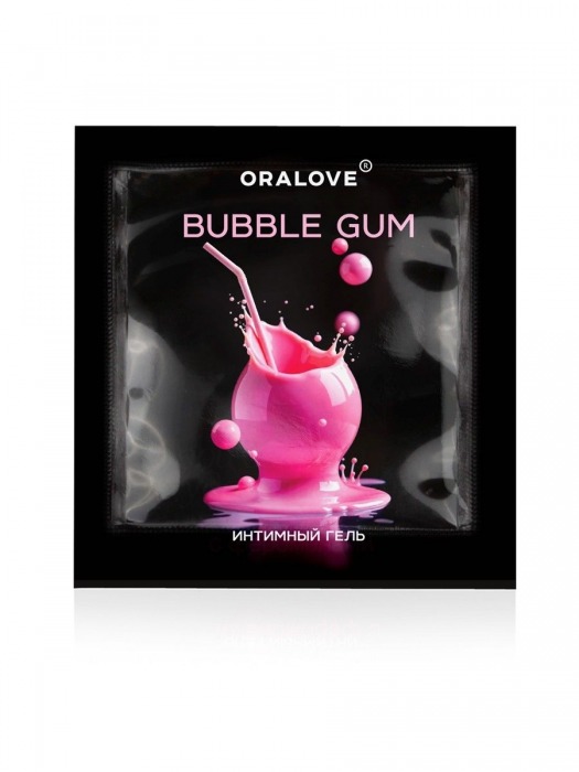 Саше съедобной оральной смазки OraLove с ароматом бабл-гам - 3 гр. - Биоритм - купить с доставкой в Вологде