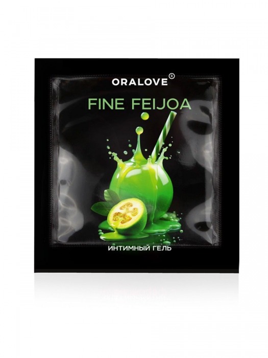 Саше съедобной оральной смазки OraLove с ароматом фейхоа - 3 гр. - Биоритм - купить с доставкой в Вологде