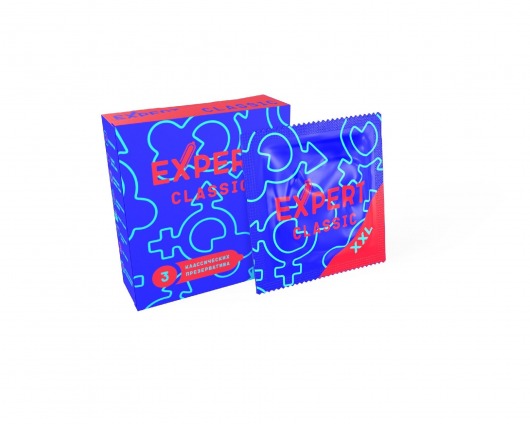 Презервативы увеличенного размера Expert Classic XXL - 3 шт. - Expert - купить с доставкой в Вологде