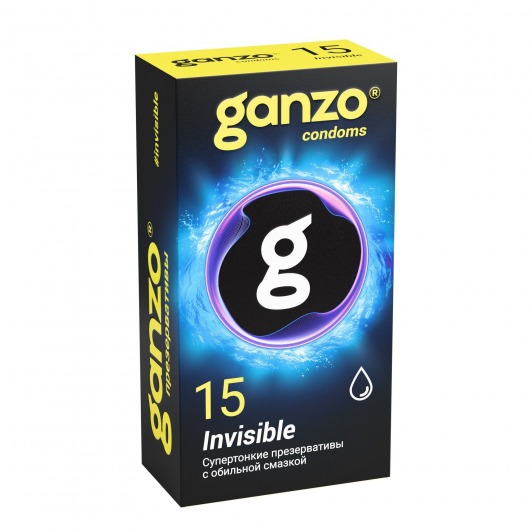 Супертонкие презервативы Ganzo Invisible - 15 шт. - Ganzo - купить с доставкой в Вологде