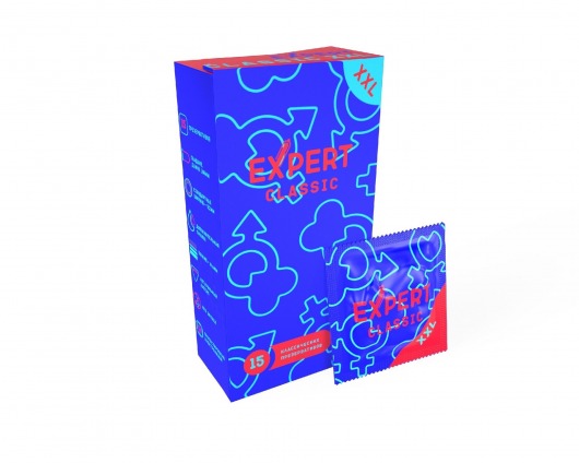 Презервативы увеличенного размера Expert Classic XXL - 15 шт. - Expert - купить с доставкой в Вологде