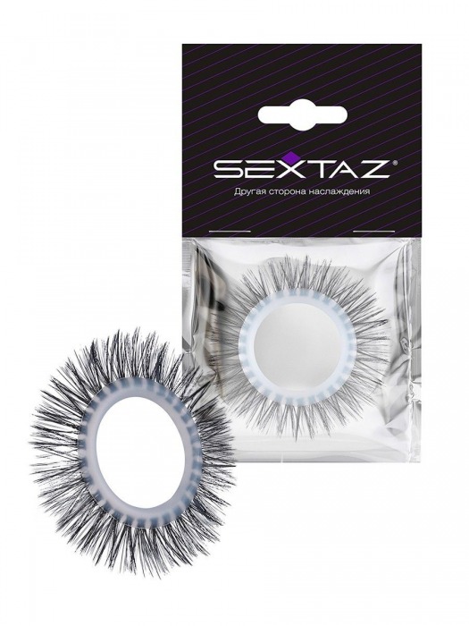 Круглое эрекционное кольцо с длинными «ресничками» - Sextaz - в Вологде купить с доставкой