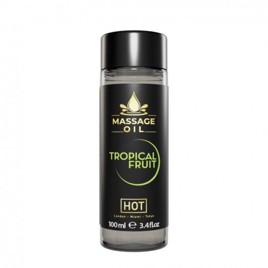 Массажное масло c ароматом тропических фруктов Massage Oil - 100 мл. - HOT - купить с доставкой в Вологде