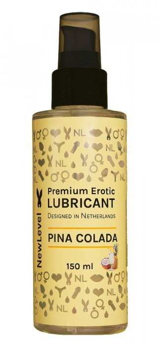 Ароматизированный лубрикант на водной основе NewLevel Pina Colada - 150 мл. - NewLevel - купить с доставкой в Вологде