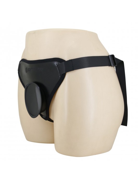 Черные трусики харнесс с платформой Caludio I - Baile - купить с доставкой в Вологде