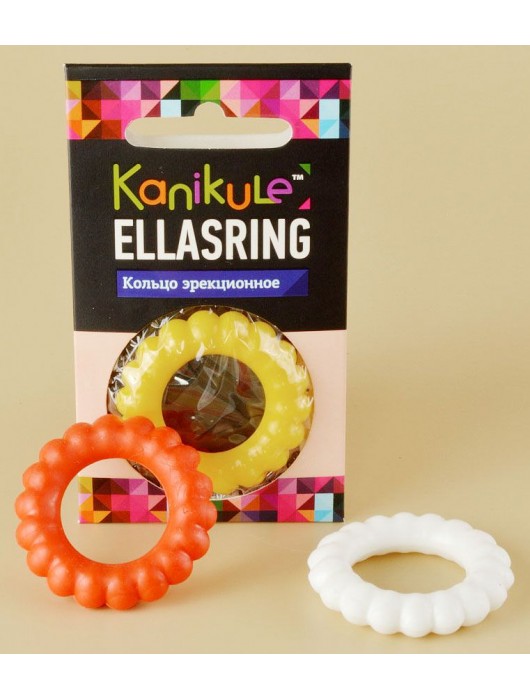 Цветное рельефное эрекционное кольцо Ellasring - Sitabella - в Вологде купить с доставкой