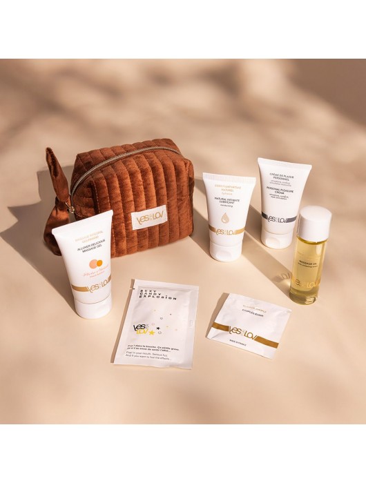 Набор YESforLOV La Trousse Enchantée в коричневой косметичке - YESforLOV - купить с доставкой в Вологде