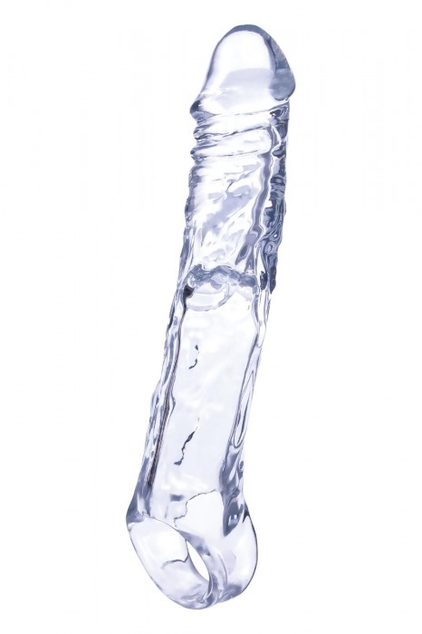 Прозрачная насадка-удлинитель Length Enhancer с подхватом - 22,3 см. - NMC - в Вологде купить с доставкой