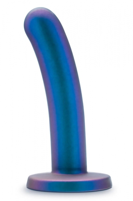 Синяя насадка с гладкой поверхностью Surrender 5.75 Inch Intermediate Pegging Dildo - 14,6 см. - Blush Novelties - купить с доставкой в Вологде
