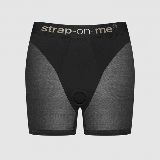 Трусики-шорты для фиксации насадок Strap-on-me Harness Lingerie Halo - size L - Strap-on-me - купить с доставкой в Вологде