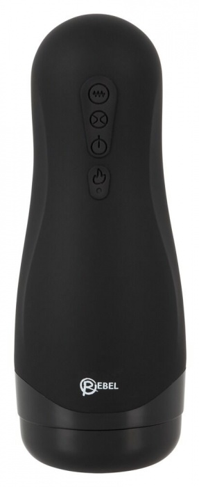 Черный вибромастурбатор с подогревом Masturbator with 3 Functions - Orion - в Вологде купить с доставкой