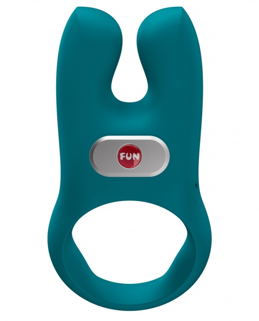 Зеленое эрекционное виброкольцо Nos - Fun Factory - в Вологде купить с доставкой