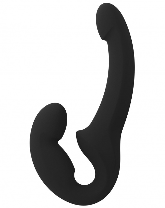 Черный безремневой страпон Share Lite - Fun Factory - купить с доставкой в Вологде