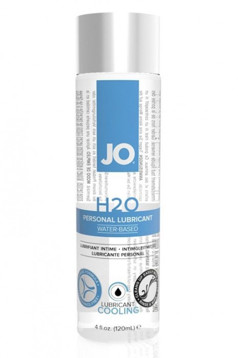 Охлаждающий лубрикант на водной основе JO Personal Lubricant H2O COOLING - 120 мл. - System JO - купить с доставкой в Вологде