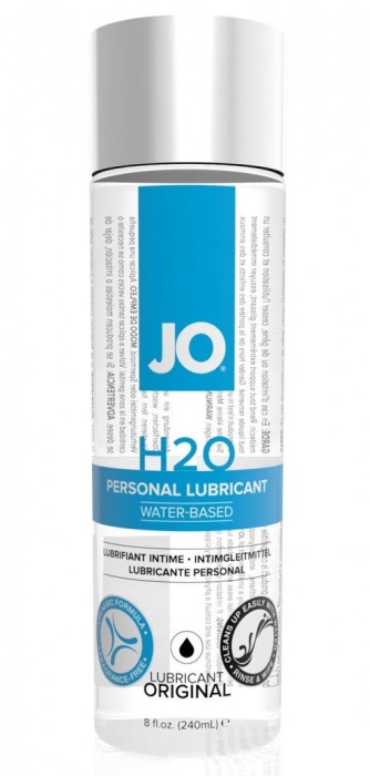 Нейтральный лубрикант на водной основе JO Personal Lubricant H2O - 240 мл. - System JO - купить с доставкой в Вологде