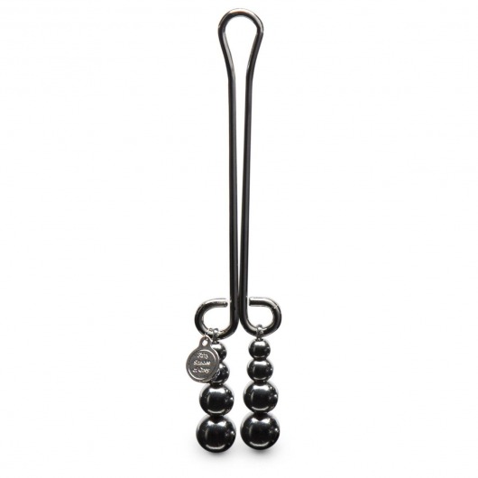 Зажим для клитора с бусинами Just Sensation Beaded Clitoral Clamp - Fifty Shades of Grey - купить с доставкой в Вологде