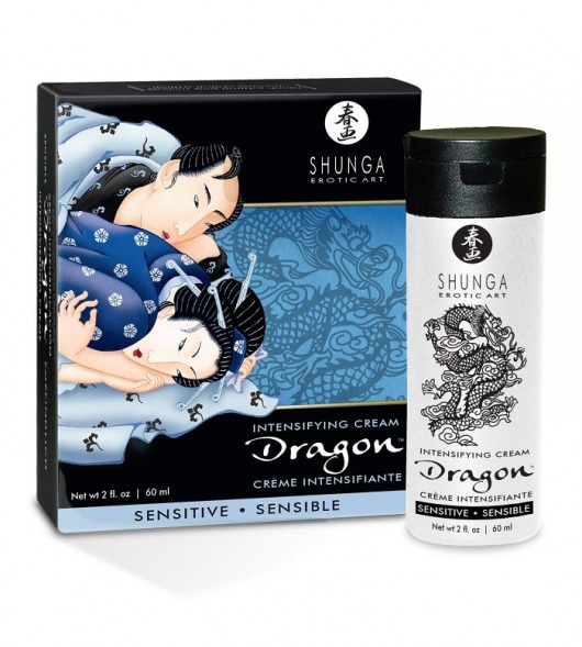 Интимный мужской крем SHUNGA DRAGON SENSITIVE - 60 мл. - Shunga - купить с доставкой в Вологде