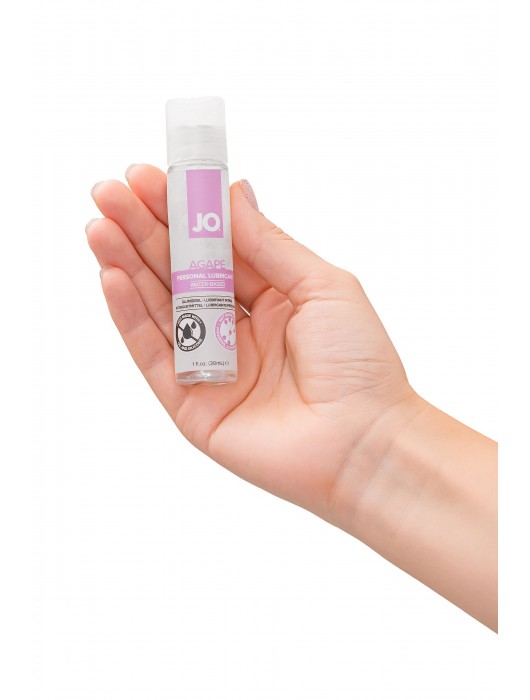 Лубрикант на водной основе для женщин JO AGAPE ORIGINAL - 30 мл. - System JO - купить с доставкой в Вологде