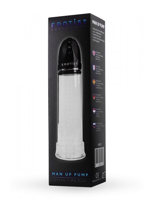 Автоматическая вакуумная помпа Man up pump - Erotist Adult Toys - в Вологде купить с доставкой