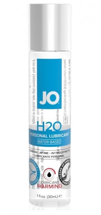 Возбуждающий лубрикант на водной основе JO Personal Lubricant H2O Warming - 30 мл. - System JO - купить с доставкой в Вологде