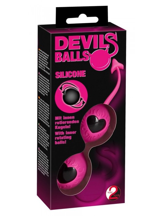 Вагинальные шарики в силиконовой оболочке Devils Balls - Orion