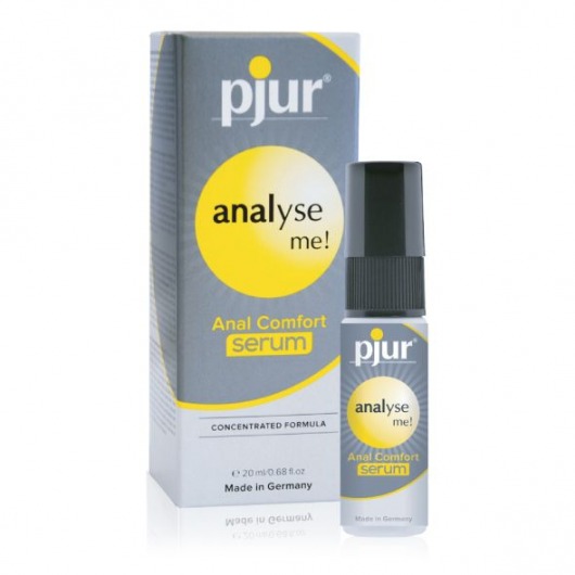 Анальный спрей pjur ANALYSE ME Serum - 20 мл. - Pjur - купить с доставкой в Вологде
