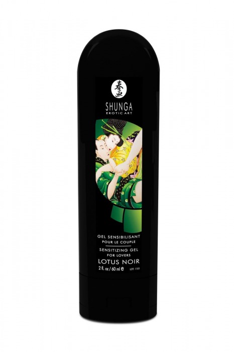 Интимный гель для пар, усиливающий наслаждение, Lotus Noir - 60 мл. - Shunga - купить с доставкой в Вологде