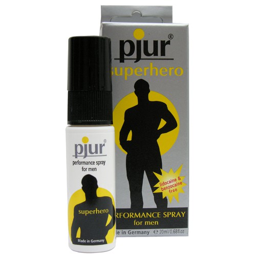 Пролонгирующий мужской спрей pjur SUPERHERO spray - 20 мл. - Pjur - купить с доставкой в Вологде