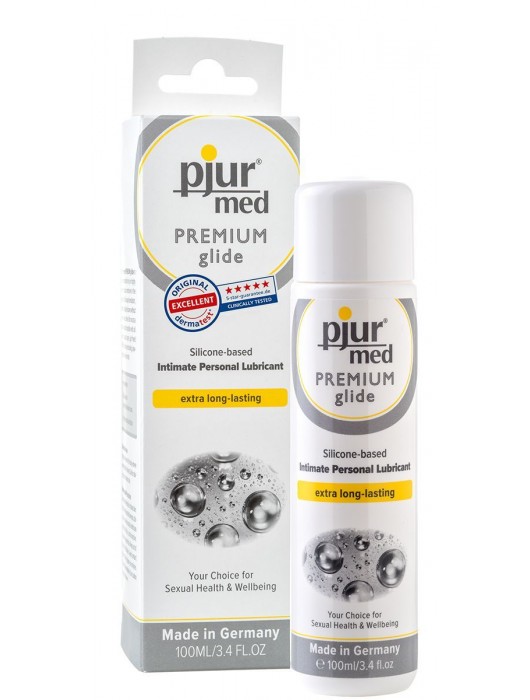 Гипоаллергенный силиконовый лубрикант pjur MED Premium glide - 100 мл. - Pjur - купить с доставкой в Вологде