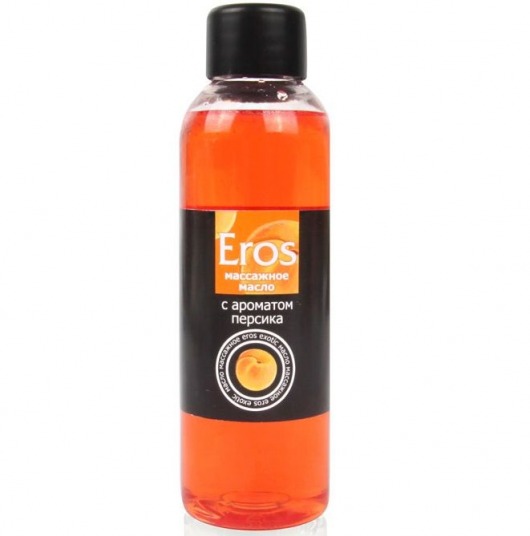 Массажное масло Eros exotic с ароматом персика - 75 мл. - Биоритм - купить с доставкой в Вологде