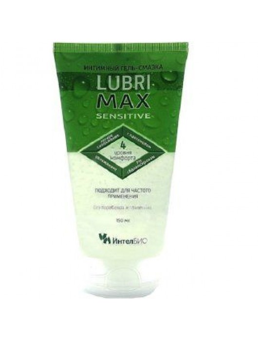 Гель-смазка Lubrimax Sensitive на водной основе - 75 мл. - ИнтелБИО - купить с доставкой в Вологде