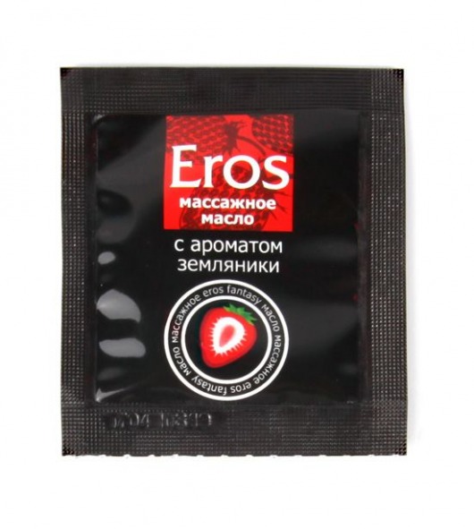 Пробник массажного масла с ароматом земляники Eros fantasy - 4 гр. - Биоритм - купить с доставкой в Вологде