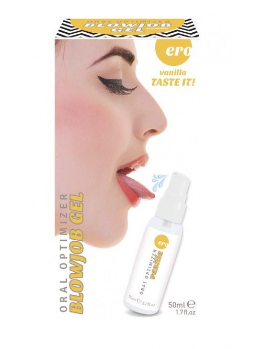 Увлажняющий гель для орального секса с ароматом ванили - 50 мл. - Ero - купить с доставкой в Вологде