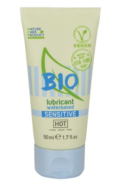 Органический лубрикант для чувствительной кожи Bio Sensitive - 50 мл. - HOT - купить с доставкой в Вологде