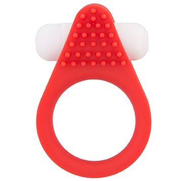 Красное эрекционное кольцо LIT-UP SILICONE STIMU RING 1 RED - Dream Toys - в Вологде купить с доставкой