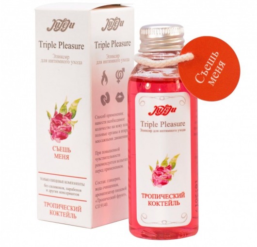 Эликсир Triple Pleasure  Тропический коктейль  - 65 гр. - JULEJU - купить с доставкой в Вологде