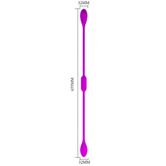 Гибкий вибростимулятор для пар Dream Lovers Whip - Baile