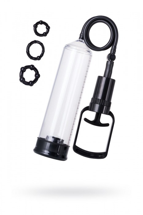 Вакуумная помпа A-toys с уплотнителем и эрекционными кольцами - A-toys - в Вологде купить с доставкой